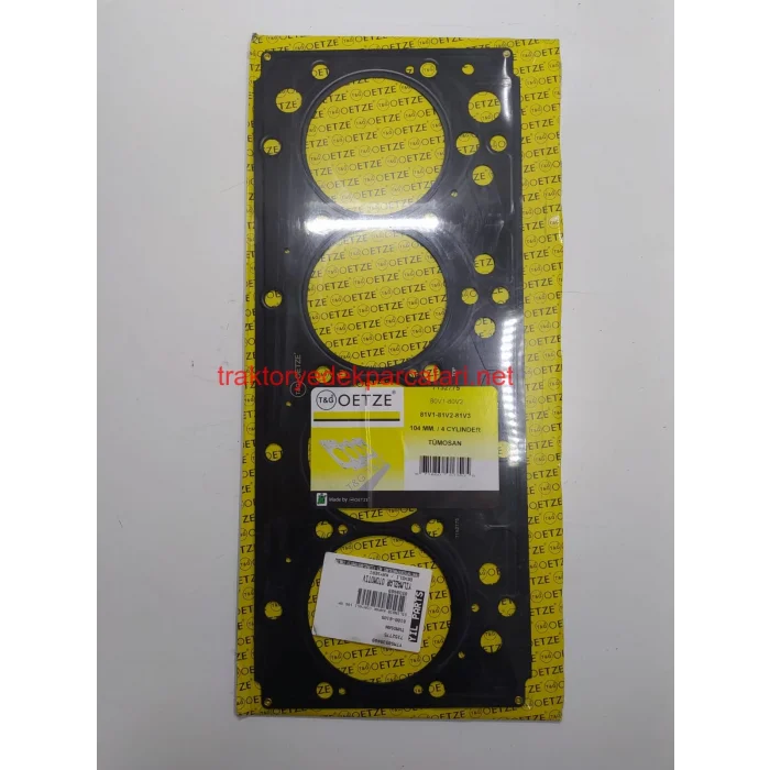 SİLİNDİR KAPAK CONTA TÜMOSAN 4 CYL ÇELİK 104 MM