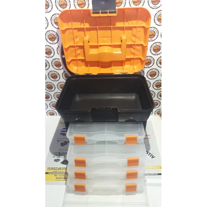 TAKIM ÇANTASI ORGANİZETÖR 4 BÖLMELİ ÇEKMECELİ