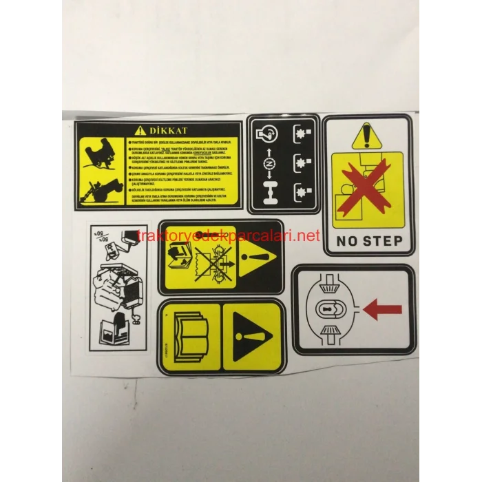 TRAKTÖR ÇIKARTMA ETİKETİ TAKIM (7 PARÇA) JOHN DEERE