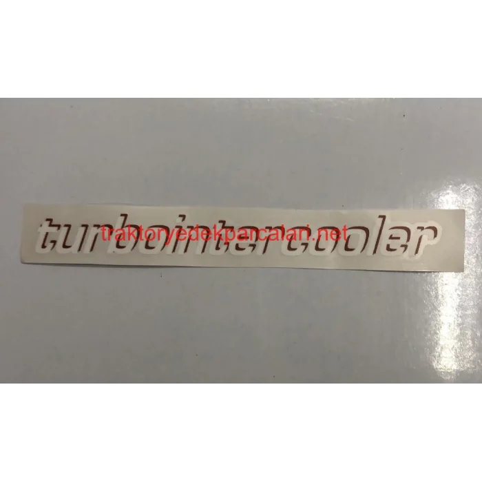 TURBOİNTERCOOLER ETİKETİ NEWHOLLAND