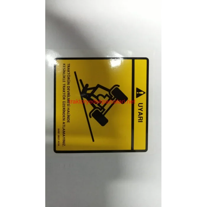 UYARI - DEVRİLME ETİKETİ