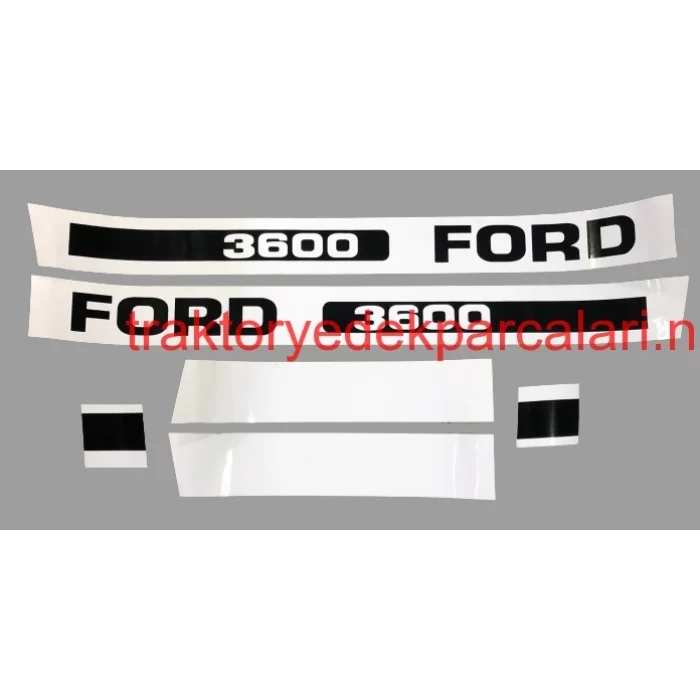 YAN YAZI TAKIMI SİYAH 3600 FORD TRAKTÖR