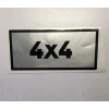 4X4 ETİKETİ GRİ MF