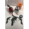 MAX EXTRA 5 Parça Havalı Set Mazot-Boya-Hava-Lastik Şişirme Tabancası ve Spiral Hortum