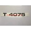 T 4075 ETİKETİ HATTAT