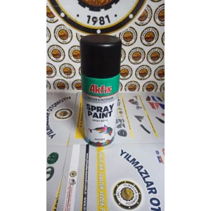 AKFİX SPREY BOYA (SİYAH) MAT 400 ML