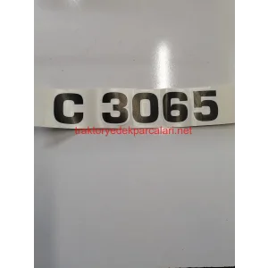 C 3065 ETİKET HATTAT