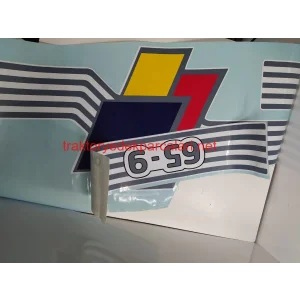 ÇIKARTMA KALIN ÇİZGİLİ KIRMIZI