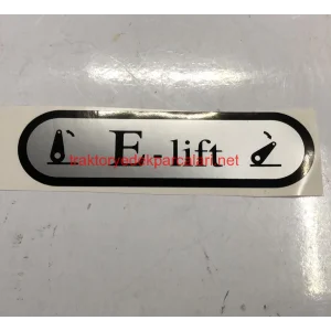 E LİFT OTOLİFT ETİKETİ HATTAT
