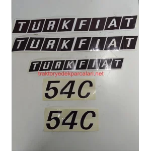 FİAT 54 C YAN YAZI TAKIMI