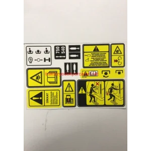 KABİN ÇIKARTMA ETİKETİ TAKIM (11 PARÇA) (SEME - DEUTZ)