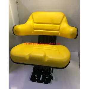 KOLÇAKLI TRAKTÖR KOLTUK KIZAKLI KG. AYARLI SARI TÜMOSAN