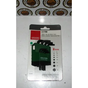 LT/700 8 PC.TORX L ANAHTAR TK./KISA TİP