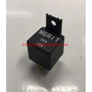 ROLE 12V PLASTİK KULAKLI SİYAH 4 FİŞ