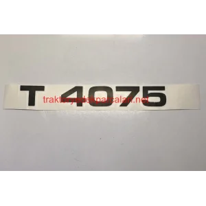 T 4075 ETİKETİ HATTAT