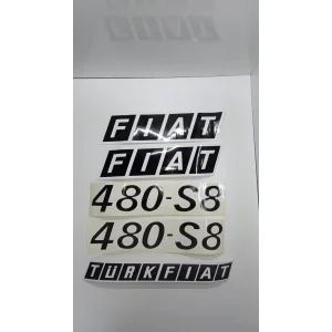 TÜRK FIAT 480 S8 YAN YAZI TAKIMI