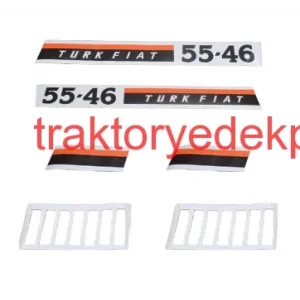 YAN YAZI TAKIMI ( ESKİ MODEL - ELEKLİ ) 55-46 TÜRK FİAT