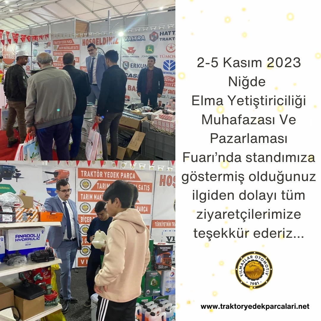 2023 Niğde Elma Yetiştiriciliği Muhafazası ve Pazarlaması Fuarı