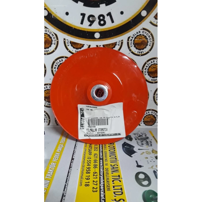 DEMİR ZIMPARA ALTLIĞI PLASTİK 180 MM