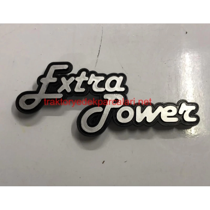 EXTRA POWER AMBLEM ETİKETİ PLASTİK