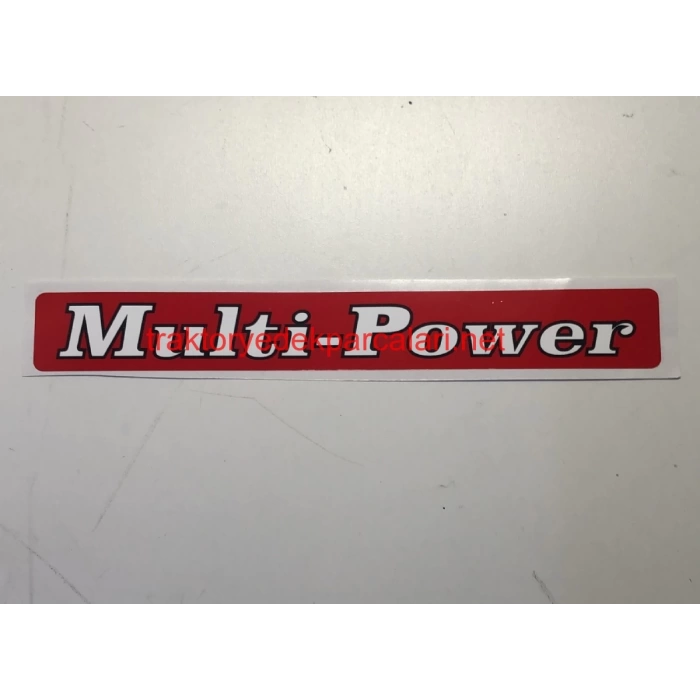 MULTİ POWER ETİKETİ MF