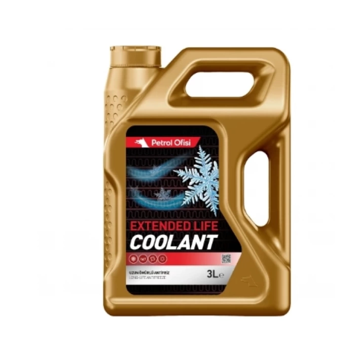 Petrol Ofisi Extended Coolant Kırmızı Antifriz 3 Litre