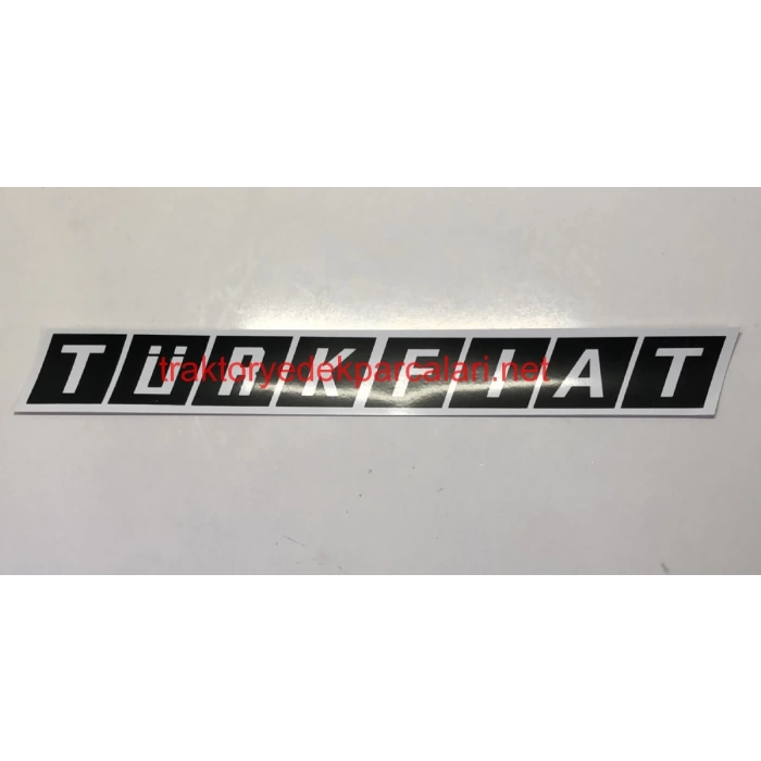 YAN YAZI FİAT ETİKETİ FİAT TRAKTÖR