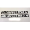 YAN YAZI TAKIMI 650-M SİYAH ÜNİVERSAL