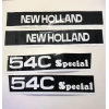YAN YAZI TAKIMI ( SİYAH-NEWHOLLAND ) 54C SPECİAL