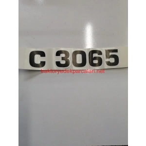 C 3065 ETİKET HATTAT