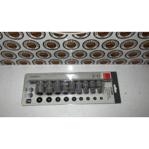 C22-RB09 9 PARÇA 1/2´´ 12 KÖŞE (YILDIZ) LOKMA ANAHTAR TAKIMI