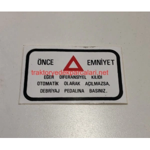 DİFERANSİYEL KİLİT ETİKETİ MF