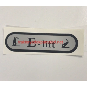 E LİFT ETİKET ESKİ MODEL MASSEY FERGUSON