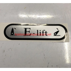 E LİFT OTOLİFT ETİKETİ HATTAT