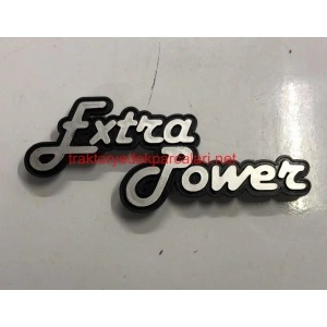 EXTRA POWER AMBLEM ETİKETİ PLASTİK