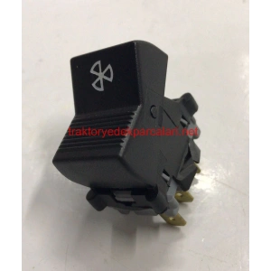 FAN DÜĞMESİ 2 KADEME 3 FİŞLİ SİYAH