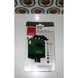 LT/700 8 PC.TORX L ANAHTAR TK./KISA TİP
