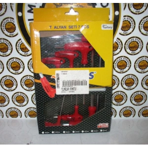 T SAPLI ALLEN ANAHTAR SETİ 7 PARÇA