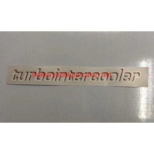 TURBOİNTERCOOLER ETİKETİ NEWHOLLAND