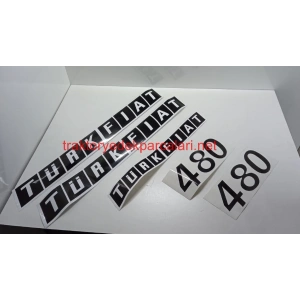 TÜRK FIAT 480 YAN YAZI TAKIMI