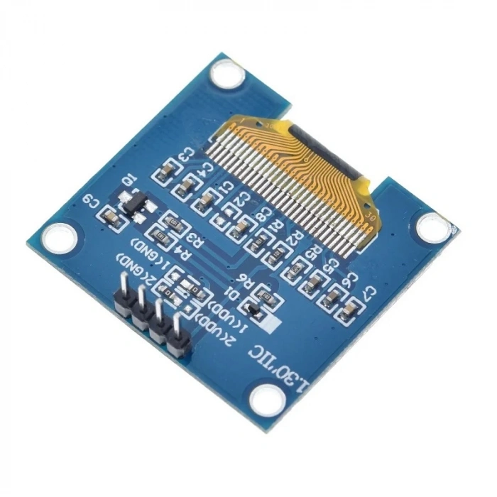 1.3 inch 128x64 Sarı Oled Grafik Lcd Ekran SH1106 4 Pin I2C
