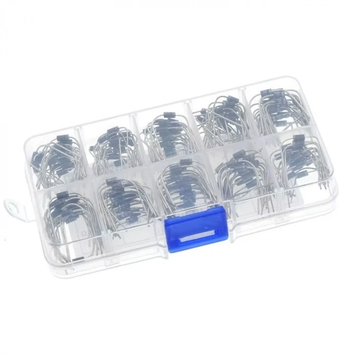 100 Parça Diyot Seti DO-41 Kılıf – Kutulu