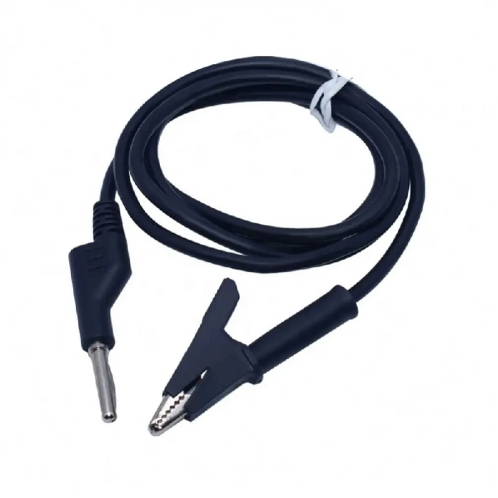 1000V 12A Krokodil Banana Kablo Çifti 1 Metre Yüksek Akım Probu Multimetre Güç Kaynağı Test