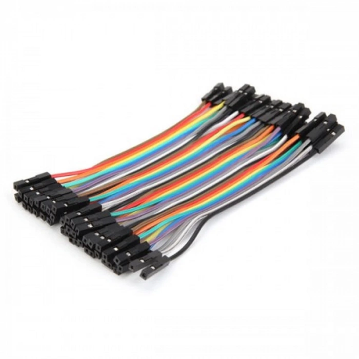 10cm 40 Pin Dişi Dişi Dupont Kablo Breadboard Jumper