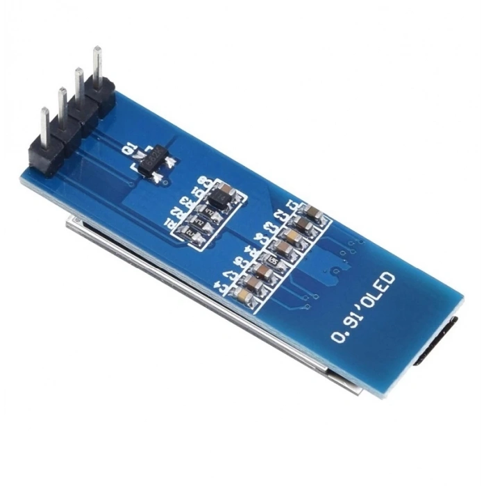 128x32 Oled Lcd Ekran 0.91 Inch - Mavi (Arduino Uyumlu)