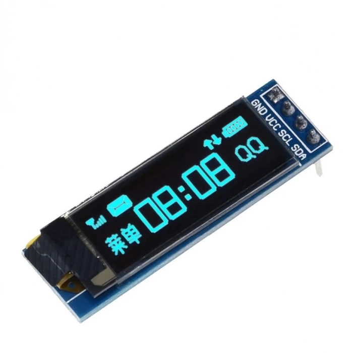 128x32 Oled Lcd Ekran 0.91 Inch - Mavi (Arduino Uyumlu)