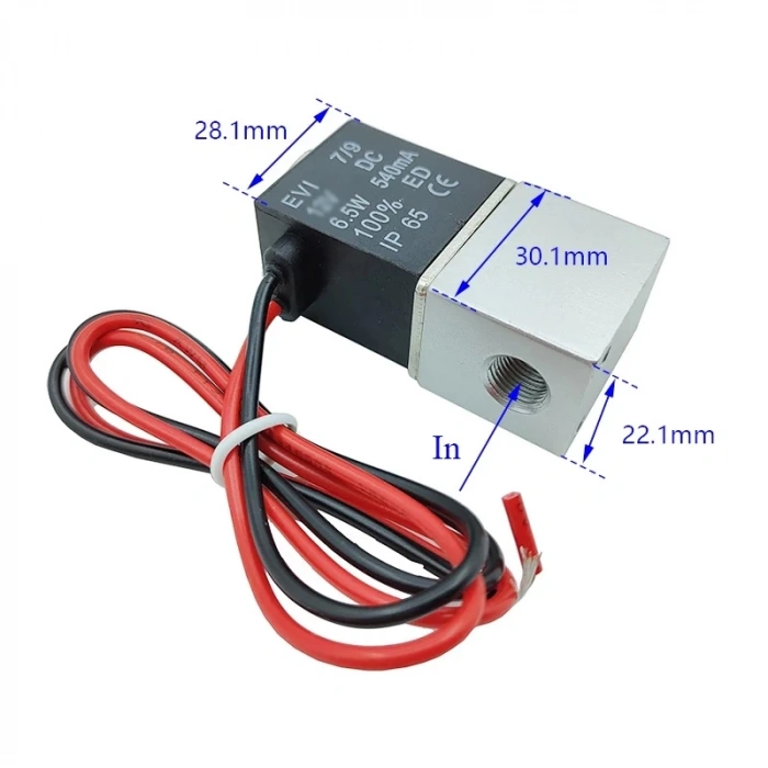 12V Solenoid Valf - 2V025-08