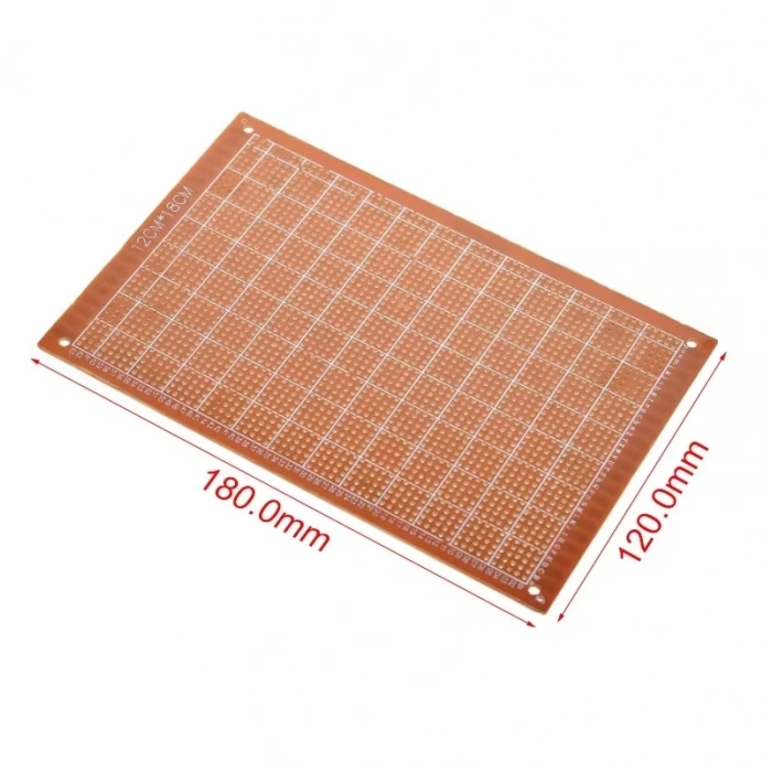 12x18 cm Delikli Pertinaks - Prototip PCB