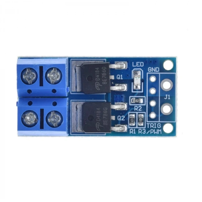 15A 400W Pwm Kontrollü Mosfet Anahtarlama Kartı Motor LED Selonoid