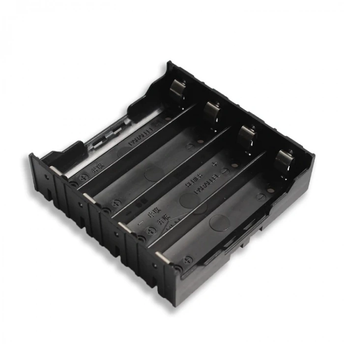 18650 Dörtlü Pil Kutusu Pil Yuvası